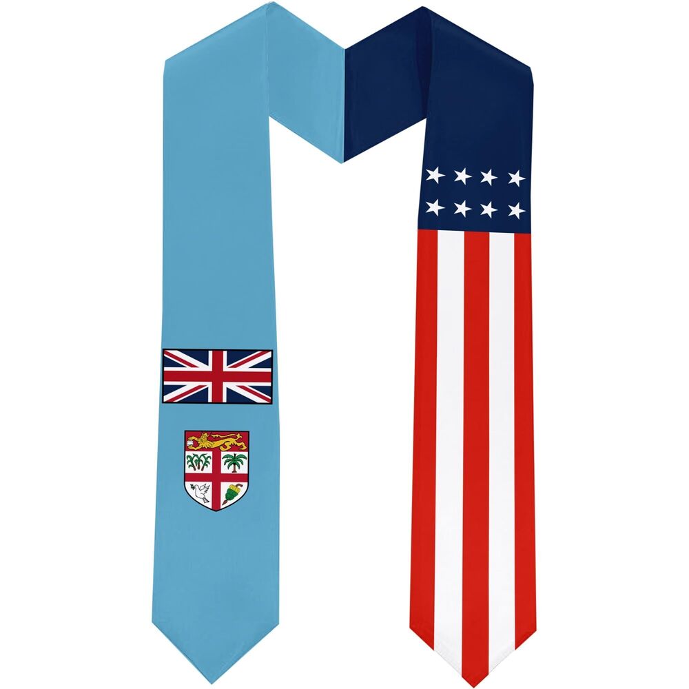 6343 Fiji Flag International Students Graduation Sash Stole Scarves 180 X